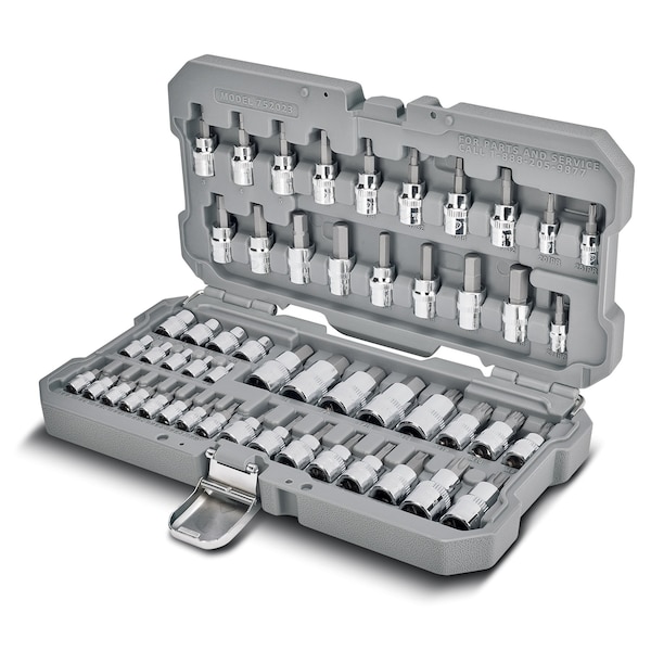 52 Piece SAE/Metric Master Bit Socket Set